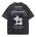 Darc W0LVES Vintage Unisex T-Shirt | Oversize Hip Hop Couple Tops 1 small thumbnail