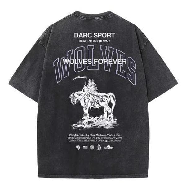 Darc W0LVES Vintage Unisex T-Shirt | Oversize Hip Hop Couple Tops – image 1, Darc WOLVES Tee, Darc WOLVES Merch, Darc WOLVES Shirt, Darc WOLVES Sweatshirt, Darc WOLVES Hoodie, Darc WOLVES Clothes