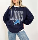 Detroit Football Bootleg Crewneck Sweatshirt 1 small thumbnail