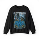Sudadera DETROIT FOOTBALL, Hoodie y Comfort Colors 2 small thumbnail