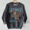Sudadera Unisex Estilo Vintage Detroit Football - Regalo para Fans 1 small thumbnail