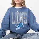 DetroitLionss Football Sweatshirt Football Crewneck Bootleg Detroit Football Shirt, Sports Sweatshirt DetroitLionss Football Shirt 1 small thumbnail