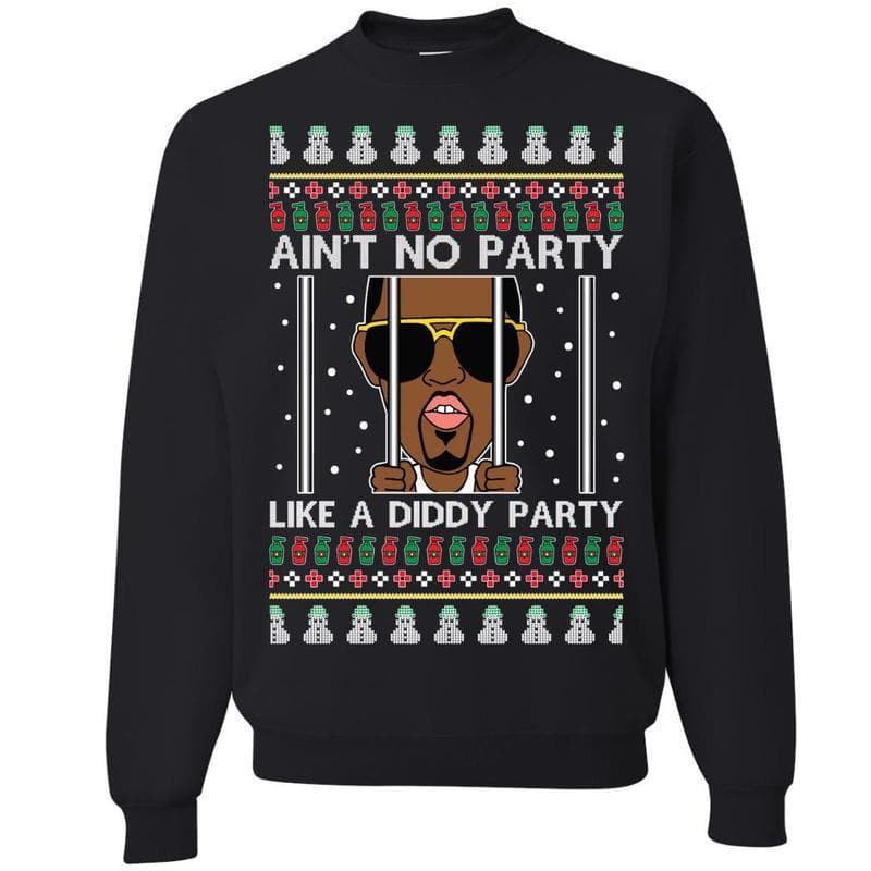 Didddy Party Funny Ugly Christmas Sweater Crewneck Cotton – image 1, Didddy Party Tee, Didddy Party Merch, Didddy Party Shirt, Didddy Party Sweatshirt, Didddy Party Hoodie, Didddy Party Clothes