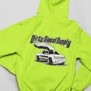 Dirty Diesel Supply Chevy Cateye Rolling Coal Sudadera con Capucha 4 small thumbnail