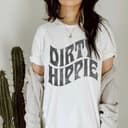 Camiseta Dirty Hippie Boho: Graphic Tee, Sudadera, Comfort Colors 1 small thumbnail