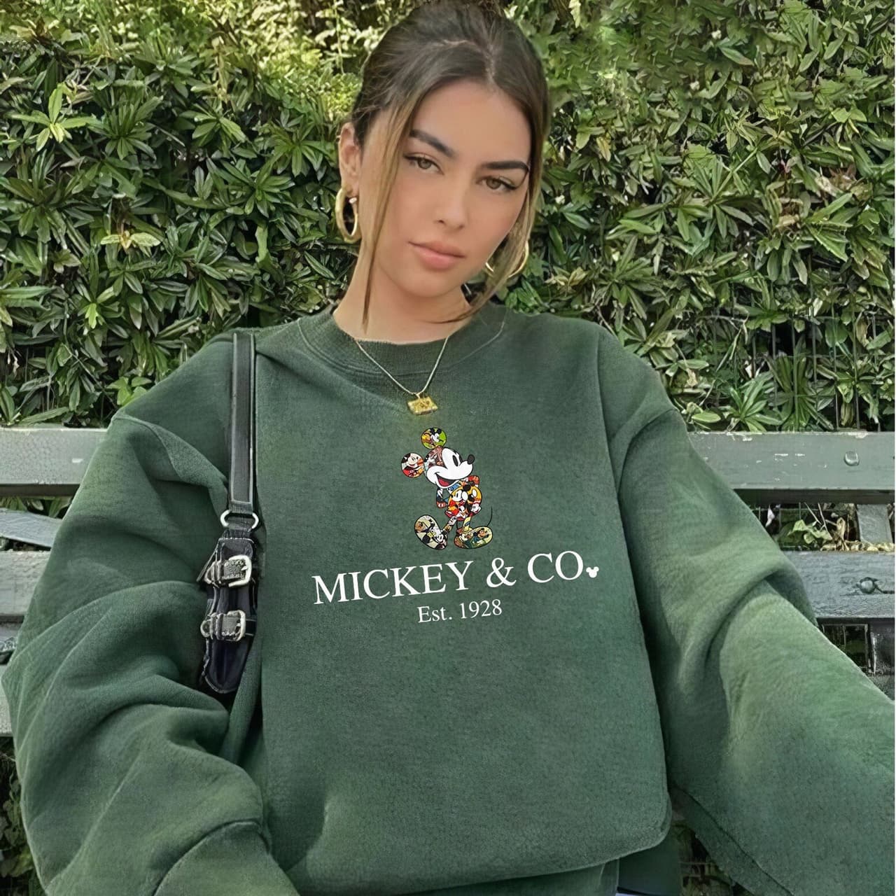 Disneey Mickkkey & Co Unisex Oversized Crewneck Sweatshirt – image 1, disney shirt, cameron boyce merch, disney shirts for women, disney tee shirts womens, womens disney tee, disney family shirts, disney t shirts family