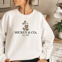 Disneey Mickkkey & Co Unisex Oversized Crewneck Sweatshirt 3 small thumbnail