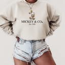 Disneey Mickkkey & Co Unisex Oversized Crewneck Sweatshirt 2 small thumbnail