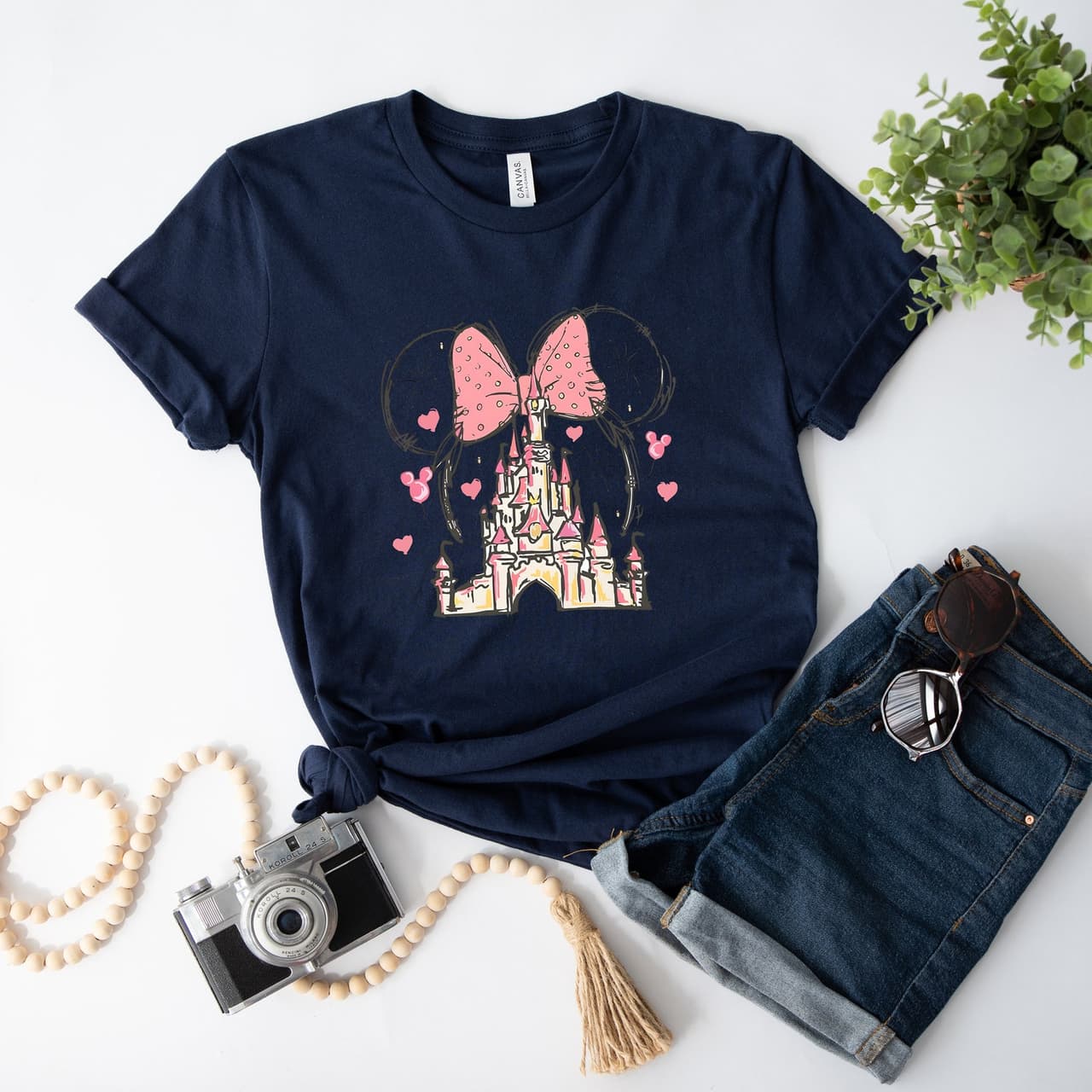 Disneey Minnie Mouse Castle Shirt - Magic Kingdom Family Vintage – image 4, disney shirt, cameron boyce merch, disney shirts for women, disney tee shirts womens, womens disney tee, disney family shirts, disney t shirts family