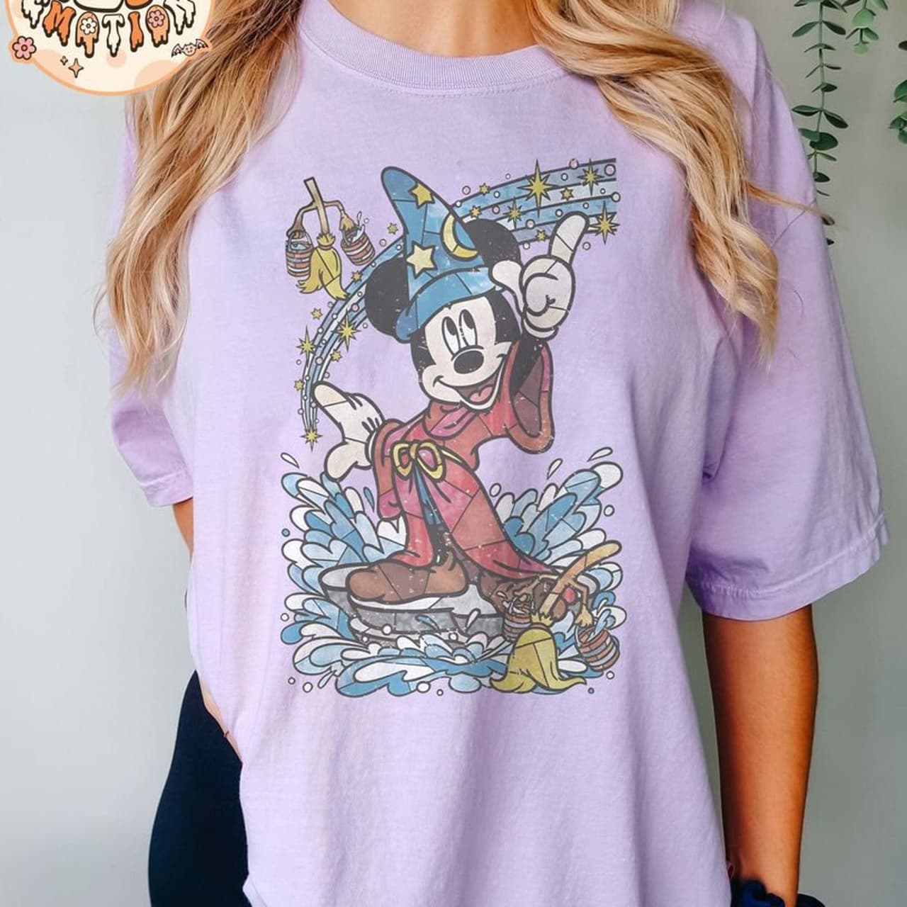 Disney Mickey Fantasia Sorcerer Wizard Retro Comfort Shirt, Magic Kingdom Trip Family Tee – image 4, Mickey Tee, Mickey Merch, Mickey Shirt, Mickey Sweatshirt, Mickey Hoodie, Mickey Clothes