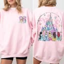 Disney Princess Castle Shirt, Disneeyland Castle Best Friends Gift, Disneey World Vacation Sweatshirt, Gift For Girls 2 small thumbnail