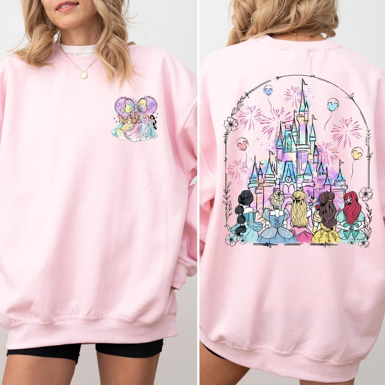 Disney Princess Castle Shirt, Disneeyland Castle Best Friends Gift, Disneey World Vacation Sweatshirt, Gift For Girls – image 2, Disney Princess Tee, disney shirt, cameron boyce merch, disney shirts for women, disney tee shirts womens, womens disney tee, disney family shirts