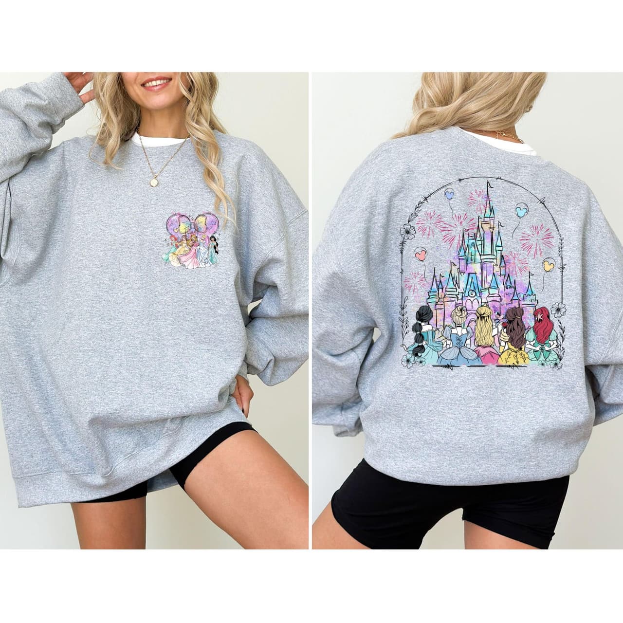 Disney Princess Castle Shirt, Disneeyland Castle Best Friends Gift, Disneey World Vacation Sweatshirt, Gift For Girls – image 4, Disney Princess Tee, disney shirt, cameron boyce merch, disney shirts for women, disney tee shirts womens, womens disney tee, disney family shirts