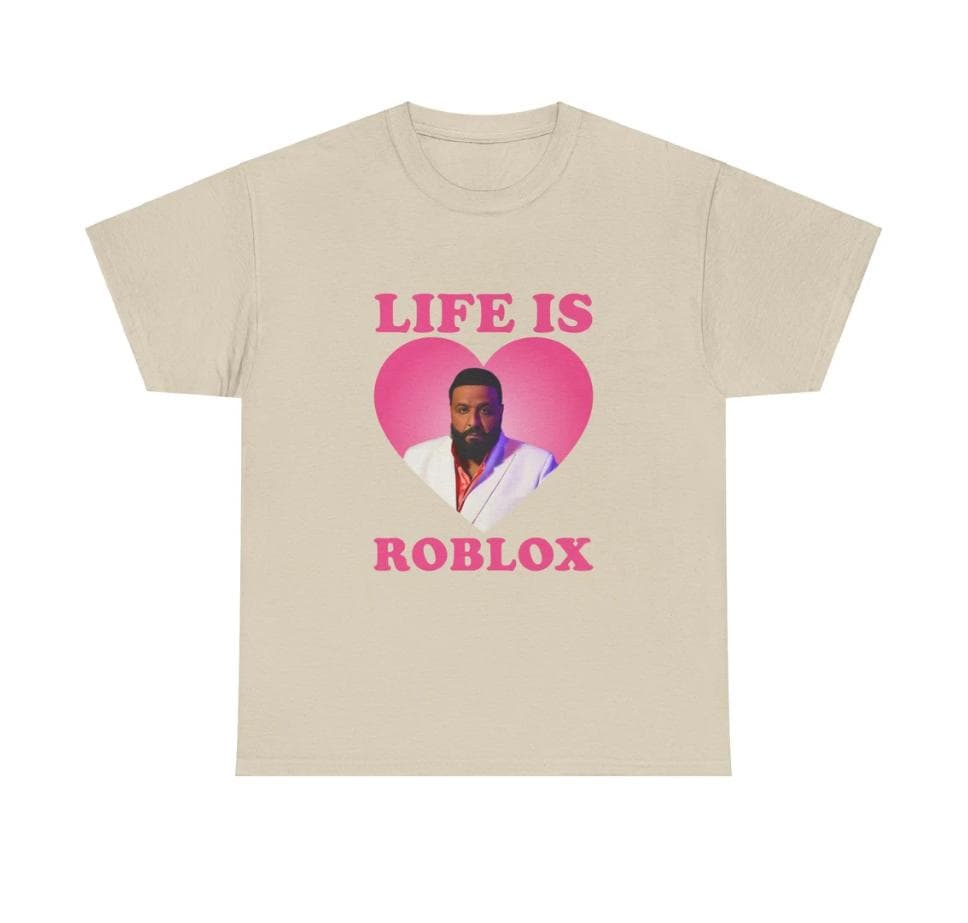 DJ Khaled Life Is Roblox T-Shirt & Fan Merch – image 2, Khaled Tee, Khaled Merch, Khaled Shirt, Khaled Sweatshirt, Khaled Hoodie, Khaled Clothes