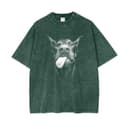 Doberman Y2k Streetwear Grunge Goth Dog Print Tee Hoodie 2 small thumbnail