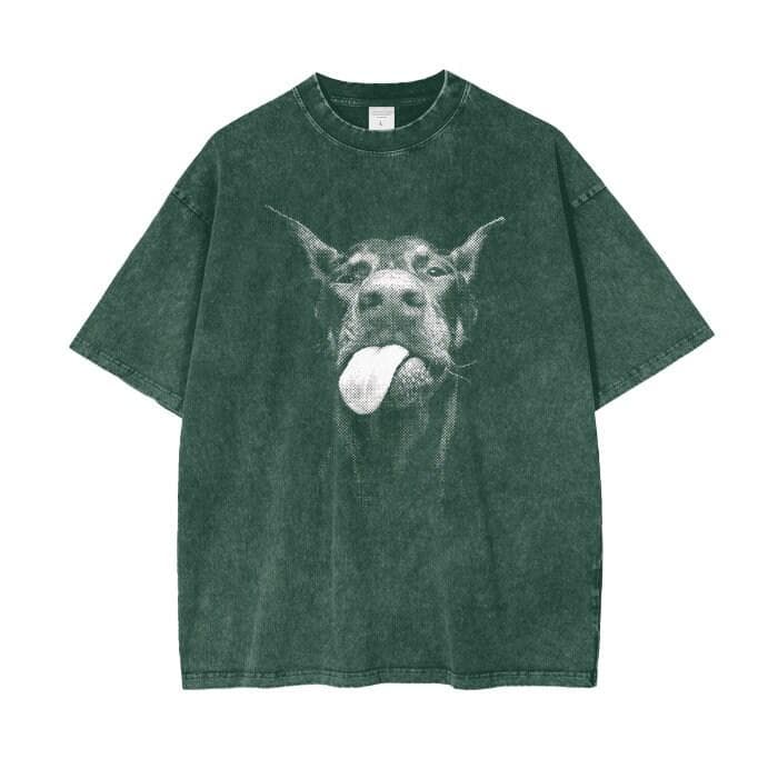 Doberman Y2k Streetwear Grunge Goth Dog Print Tee Hoodie – image 2, Doberman Tee, Doberman Merch, Doberman Shirt, Doberman Sweatshirt, Doberman Hoodie, Doberman Clothes