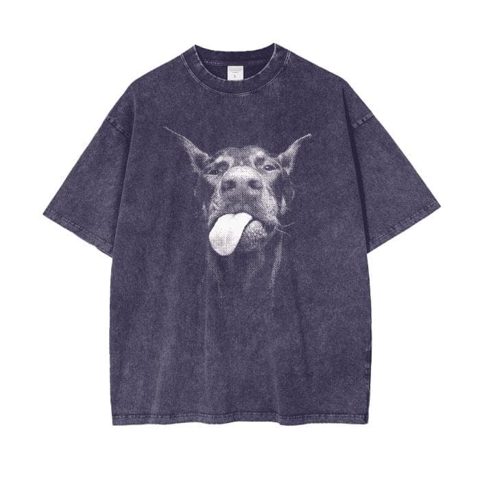 Doberman Y2k Streetwear Grunge Goth Dog Print Tee Hoodie – image 3, Doberman Tee, Doberman Merch, Doberman Shirt, Doberman Sweatshirt, Doberman Hoodie, Doberman Clothes