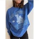Dodgers Vintage Crewneck Sweatshirt, Baseball Unisex Collection Premium Hoodie, Vintage Baseball Fan Tees 1 small thumbnail