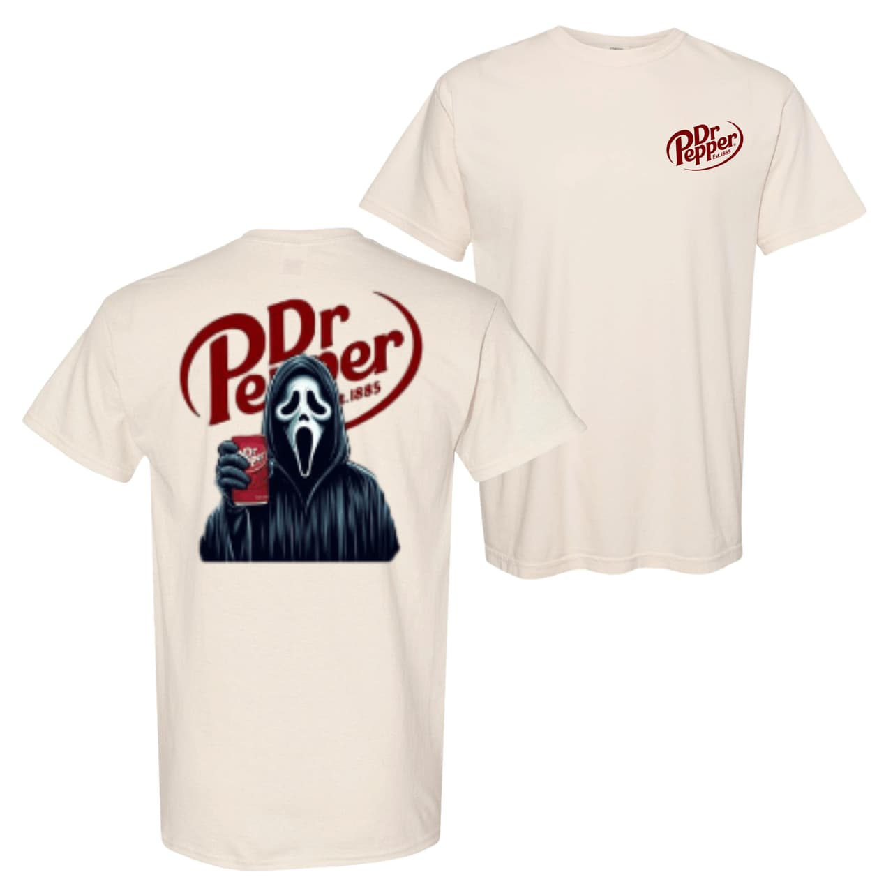 Dr Pepper Ghostface Halloween Unisex T-Shirt for Dr Pepper Lovers – image 3, Dr Pepper Tee, Dr Pepper Merch, Dr Pepper Shirt, Dr Pepper Sweatshirt, Dr Pepper Hoodie, Dr Pepper Clothes