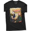 Dunkin Donuts Horror Movie Retro 90s Halloween Brothers T-Shirt 1 small thumbnail