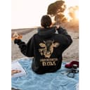 Easily Distracted By Cows Shirt, Funny Country Hoodie, Cowgirl Sweatshirt 1 small thumbnail