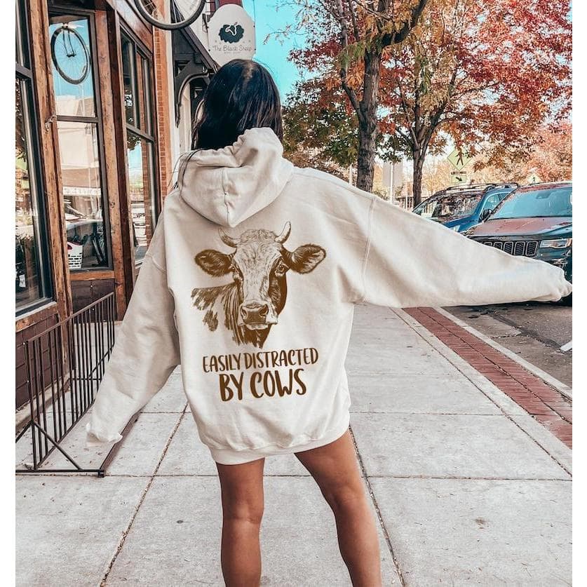 Easily Distracted By Cows Shirt, Funny Country Hoodie, Cowgirl Sweatshirt – image 3, Easily Distracted By Cows Tee, Easily Distracted By Cows Merch, Easily Distracted By Cows Shirt, Easily Distracted By Cows Sweatshirt, Easily Distracted By Cows Hoodie, Easily Distracted By Cows Clothes