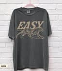 Easy Tiger Tee, Unisex Comfort Colors, Vintage Inspired Sweatshirt, Trendy Tiger Hoodie, Boho Hippie Clothes 2 small thumbnail