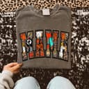 Edgy Mama Tee, Vintage Western Sweatshirts & Cowgirl Country Outfits 1 small thumbnail