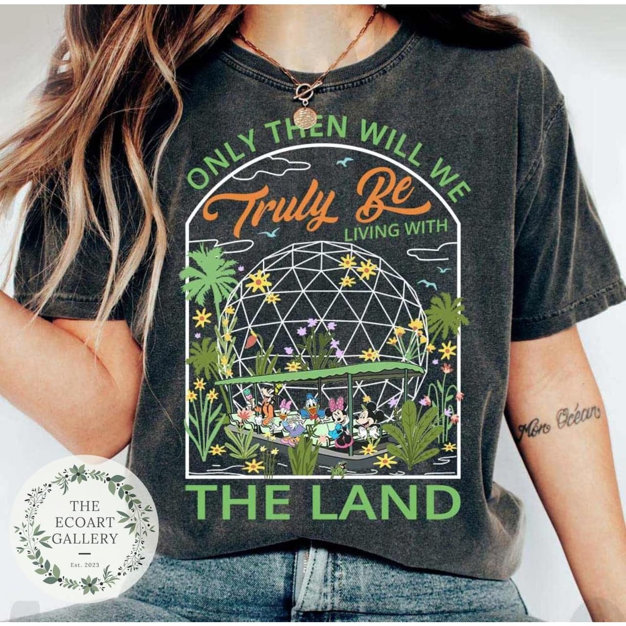 Epcot The Land Ride 'Living With The Land' Mickey & Friends Tee – image 2, Epcot The Land Ride Tee, Epcot The Land Ride Merch, Epcot The Land Ride Shirt, Epcot The Land Ride Sweatshirt, Epcot The Land Ride Hoodie, Epcot The Land Ride Clothes