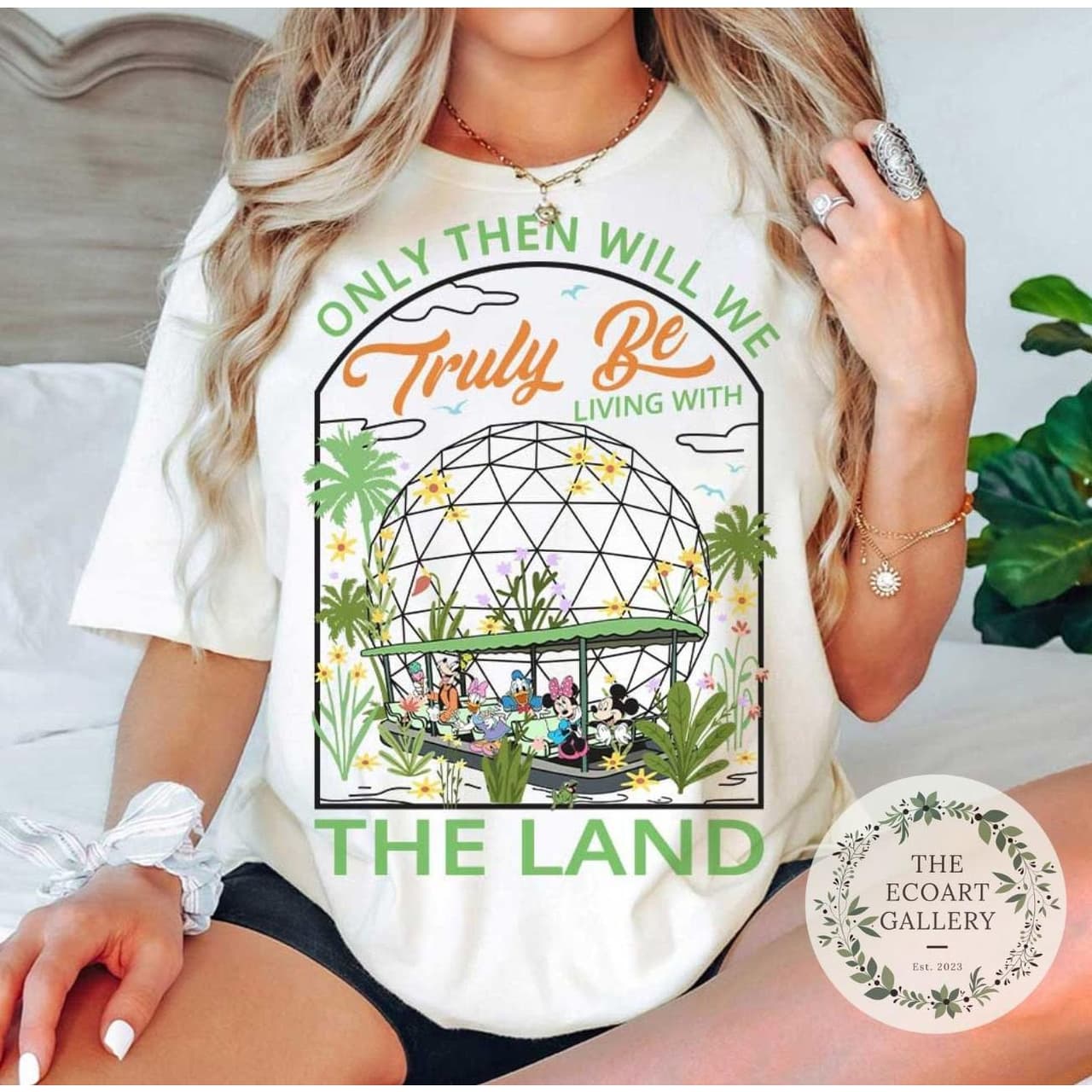 Epcot The Land Ride 'Living With The Land' Mickey & Friends Tee – image 3, Epcot The Land Ride Tee, Epcot The Land Ride Merch, Epcot The Land Ride Shirt, Epcot The Land Ride Sweatshirt, Epcot The Land Ride Hoodie, Epcot The Land Ride Clothes