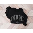 ER Nurse & EMT Gifts: Emergency Dept Sweatshirt, Hoodie, Comfort Colors 1 small thumbnail
