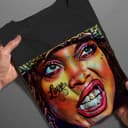 Erykah Badu, 90s Hip Hop & Old School Music T-Shirt ft. MF DOOM, Tupac, DMX 2 small thumbnail