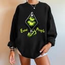 Sudadera "Ew People The Grinch" Christmas Movie - Unisex y de Moda 1 small thumbnail
