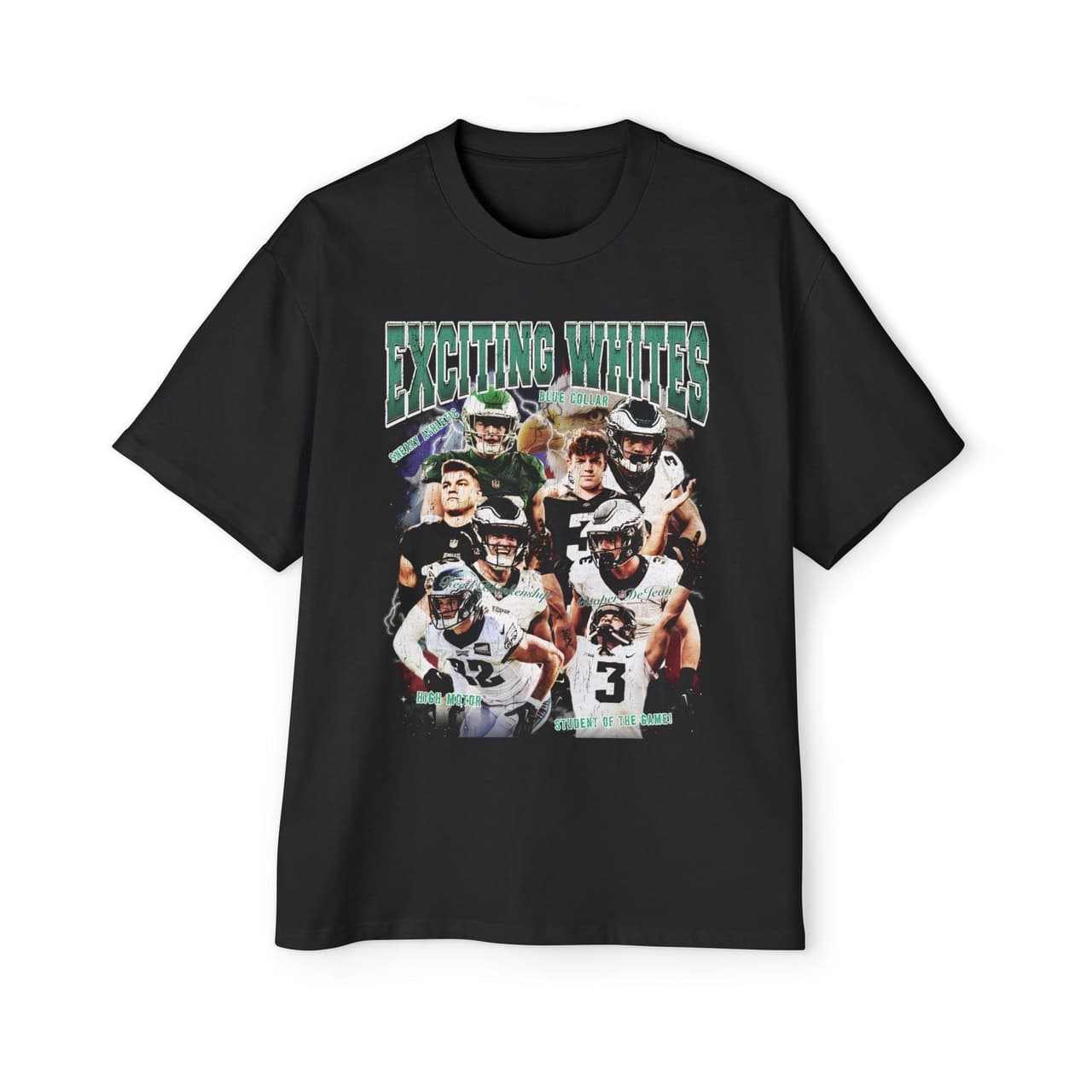 Exciting Whites Shirt, Reedd Blankenshipp & Cooperr DeJeann Unisex Tee Shirt, Philadelphia Football T-shirt, Game Day Shirt – image 2, Philadelphia Eagles Tee, jalen hurts shirsey, philadelphia eagles merch, eagles sweatshirt, philadelphia eagles sweatshirt, eagles hooded sweatshirt, eagles shirt