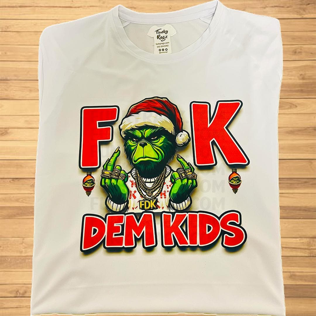 F Dem Kids T-shirt, Hoodie & Sweatshirt - Heavy Cotton, Comfort Colors – image 4, Grinch Tee, christmas tees, christmas pullover ugly, ugly xmas sweatshirt, ugly sweatshirt christmas, christmas sweatshirt ugly, ugly christmas sweatshirt men