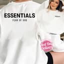 Sudadera Fear of God Essentials de 2 Caras - Light Oatmeal 2 small thumbnail