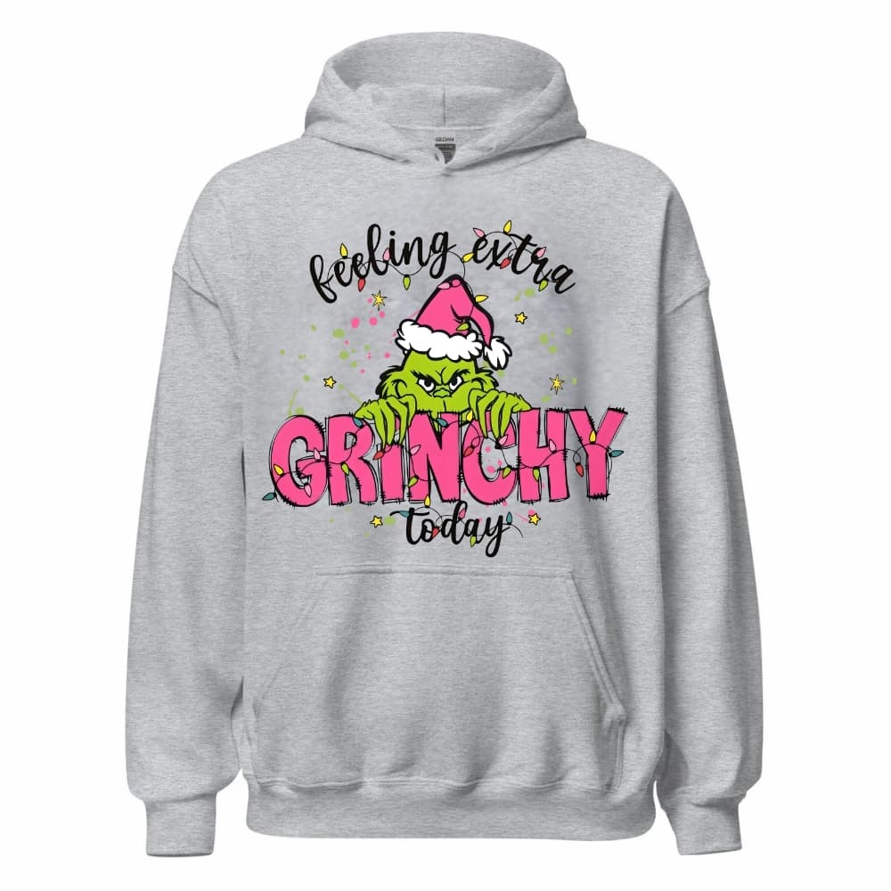 Feeling Extra Grinchy Today T-Shirt, Sweatshirt, Hoodie - Grinchmas Gift – image 2, Grinch Tee, christmas tees, christmas pullover ugly, ugly xmas sweatshirt, ugly sweatshirt christmas, christmas sweatshirt ugly, ugly christmas sweatshirt men