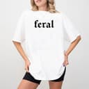 Camiseta Feral Human: Gráfica Divertida para Esposa, Mamá, Feral Dude 2 small thumbnail