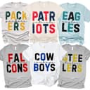 First Down Fútbol Americano T-Camisetas, Fútbol Americano Sports Sudadera, Retro Fútbol Americano Hoodie, Fan Favorite Fútbol Americano Team T-Camisetas Comfort Colors 1 small thumbnail