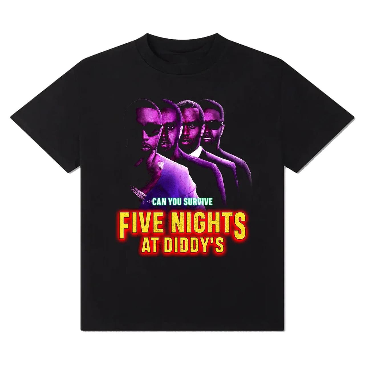 Five Nights At Diddy's T-Shirt, Retro 90s Five Nights At Diddy's Graphic T-Shirt, Diddy Party Shirt, Funny Bootleg Diddy Cotton Tee T-shirts, Crewnecks, Hoodies – Gifts Suitable for Anyone, Sweatshirt, Hoodie – image 2, Five Nights At Diddy Tee, Five Nights At Diddy Merch, Five Nights At Diddy Shirt, Five Nights At Diddy Sweatshirt, Five Nights At Diddy Hoodie, Five Nights At Diddy Clothes