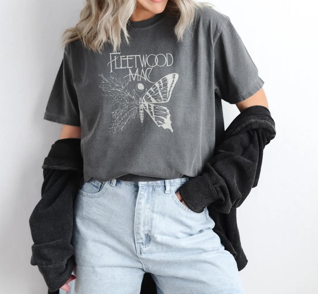 Fleetwood Mac Retro Band Comfort Colors T-Shirt & Hoodie – image 3, Fleetwood Mac Tee, Fleetwood Mac Merch, Fleetwood Mac Shirt, Fleetwood Mac Sweatshirt, Fleetwood Mac Hoodie, Fleetwood Mac Clothes