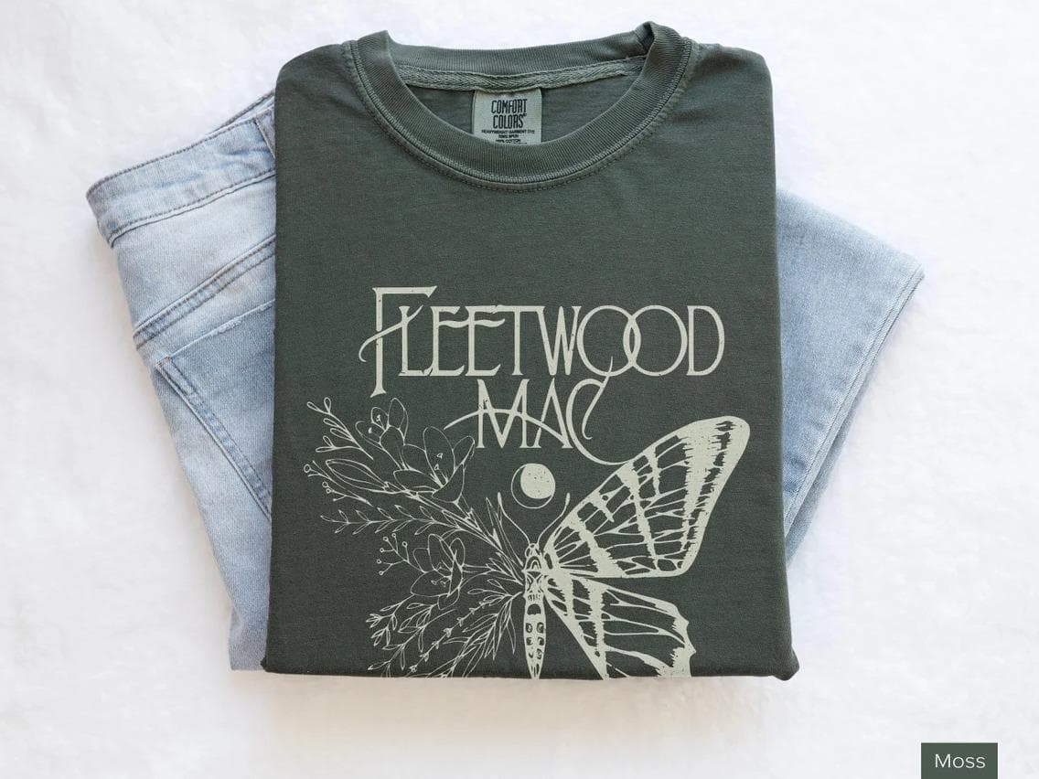 Fleetwood Mac Retro Band Comfort Colors T-Shirt & Hoodie – image 2, Fleetwood Mac Tee, Fleetwood Mac Merch, Fleetwood Mac Shirt, Fleetwood Mac Sweatshirt, Fleetwood Mac Hoodie, Fleetwood Mac Clothes