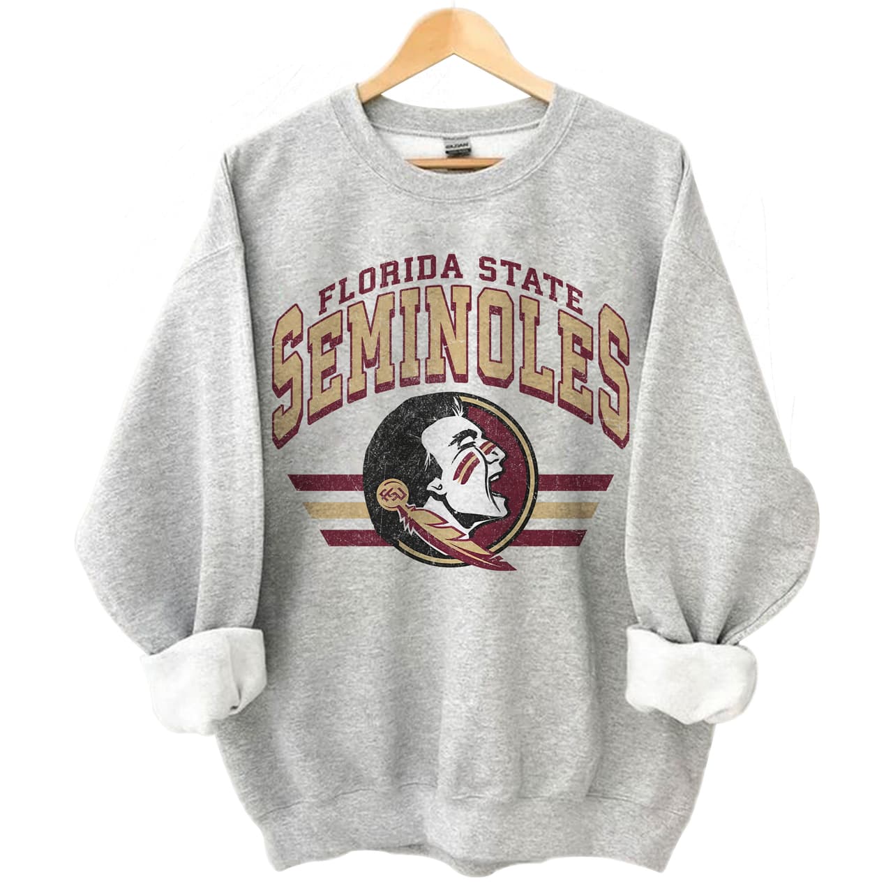 Florida State Seminoles Sudadera Vintage de Fútbol NCAA – Regalo Unisex – image 1, Florida State Seminoles Tee, Florida State Seminoles Merch, Florida State Seminoles Shirt, Florida State Seminoles Sweatshirt, Florida State Seminoles Hoodie, Florida State Seminoles Clothes