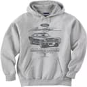 Hoodie Ford Mustang, Camiseta para Amantes de los Autos, Sudadera Gráfica Vintage 1 small thumbnail