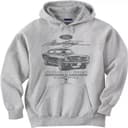 Hoodie Ford Mustang, Camiseta para Amantes de los Autos, Sudadera Gráfica Vintage 2 small thumbnail