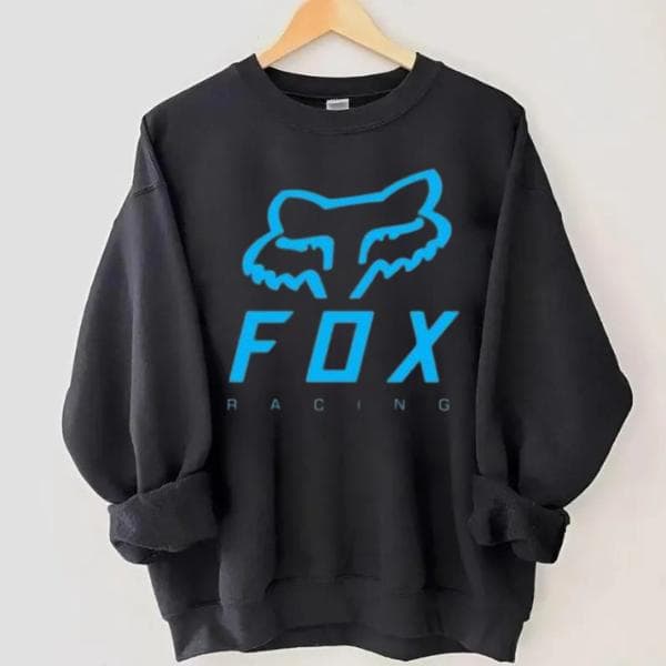 Fox Racing Blue Logo Hoodie, Tee, Sweatshirt, Biker Shirt for Moto Fans – image 1, fox Racing Tee, fox Racing Merch, fox Racing Shirt, fox Racing Sweatshirt, fox Racing Hoodie, fox Racing Clothes