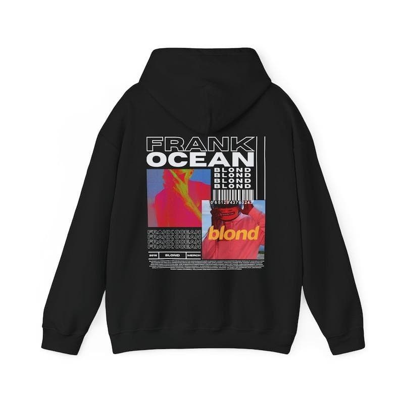 Frank Ocean BLOND Album Cover Hoodie, T-Shirt & Sweatshirt Classic Cotton – image 4, Frank Ocean Tee, Frank Ocean Merch, Frank Ocean Shirt, Frank Ocean Sweatshirt, Frank Ocean Hoodie, Frank Ocean Clothes