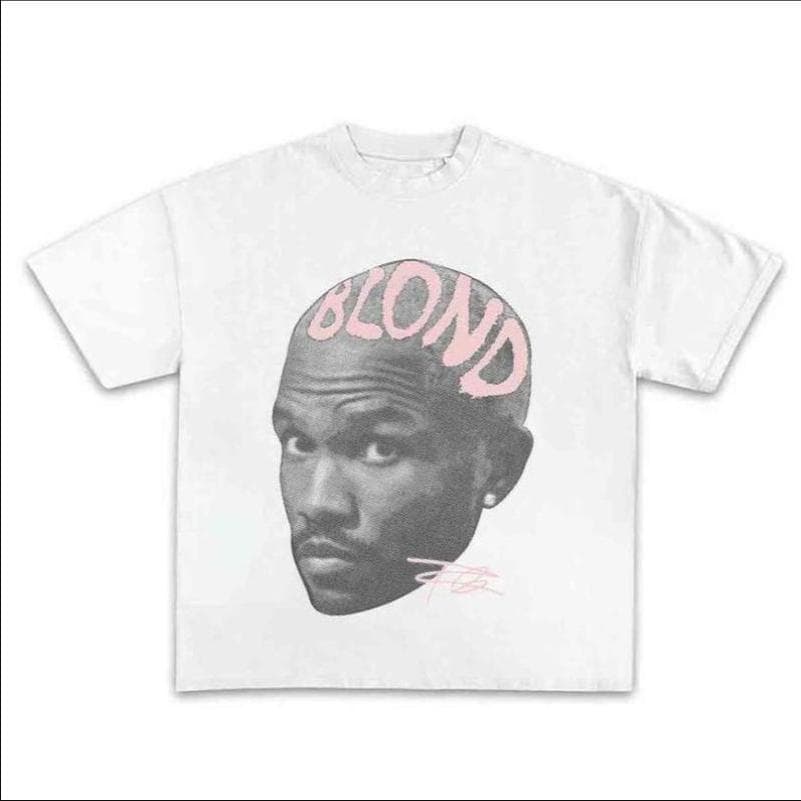 Frank Ocean Blond Pink Shirt Rap Tee - Y2K Cotton Oversized Streetwear Gift – image 1, Frank Ocean Tee, Frank Ocean Merch, Frank Ocean Shirt, Frank Ocean Sweatshirt, Frank Ocean Hoodie, Frank Ocean Clothes
