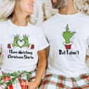 Funny Couples Matching Christmas Shirts & Pajamas 1 small thumbnail