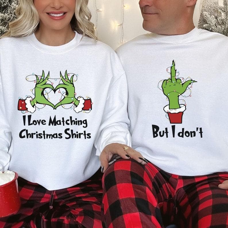 Funny Couples Matching Christmas Shirts & Pajamas – image 3, Funny Couples Matching Tee, Funny Couples Matching Merch, Funny Couples Matching Shirt, Funny Couples Matching Sweatshirt, Funny Couples Matching Hoodie, Funny Couples Matching Clothes